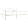 vidaXL - Tweepersoonbed - Wit - Metaal - 180 x 200 cm
