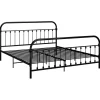 vidaXL - Tweepersoonbed - Zwart - Metaal - 180x200 cm
