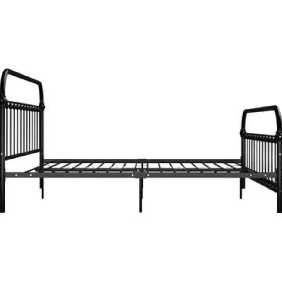 vidaXL - Tweepersoonbed - Zwart - Metaal - 180x200 cm