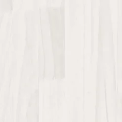 vidaXL - Tweepersoonsbed met latten en poten - Wit - Massief hout - 180x200 cm