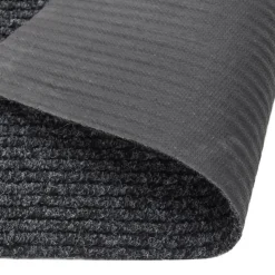 vidaXL - Vloerkleed - Antraciet - Polypropyleen - 100 x 200 cm