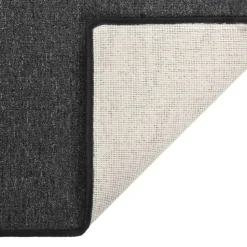 vidaXL - Vloerkleed - Antraciet - Polypropyleen - 50 x 300 cm