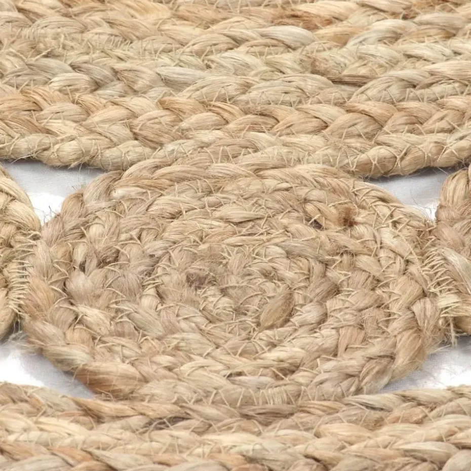 vidaXL - Vloerkleed - Beige - Jute - 240 cm