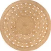 vidaXL - Vloerkleed - Beige - Jute - 210 cm