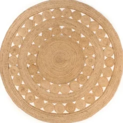 vidaXL - Vloerkleed - Beige - Jute - 210 cm