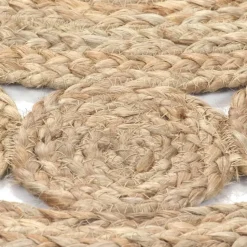 vidaXL - Vloerkleed - Beige - Jute - 210 cm