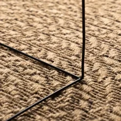 vidaXL - Vloerkleed - Bruin - Polypropyleen - Ø 90 cm