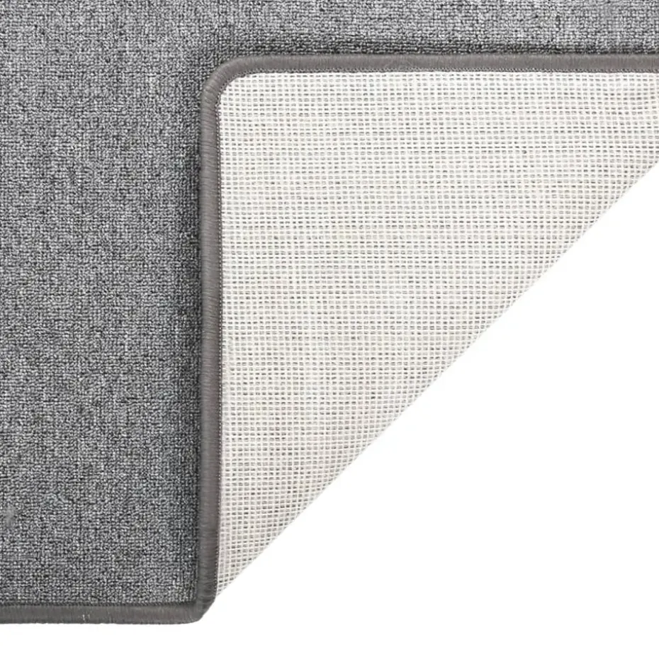 vidaXL - Vloerkleed - Grijs - Polypropyleen - 80 x 300 cm