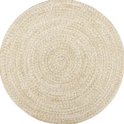 vidaXL - Vloerkleed - Wit - Jute