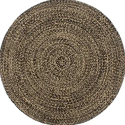 vidaXL - Vloerkleed - Zwart - Jute