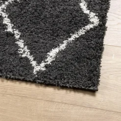 vidaXL - Vloerkleed - Zwart en crème - 100 x 200 cm