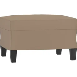 vidaXL - Voetenbank - Bruin - Kunstleer - 60 x 50 x 41 cm