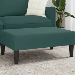vidaXL - Voetenbank - Groen - Fluweel