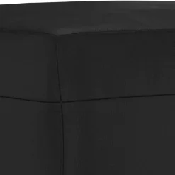 vidaXL - Voetenbank - Zwart - Kunstleer - 60 x 50 x 41 cm