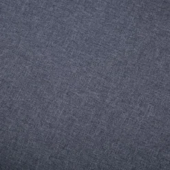 vidaXL - Voetenbankje - Grijs - Stof