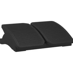 vidaXL - Voetensteun - Zwart - Kunststof