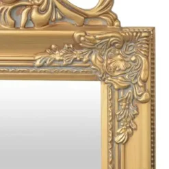 vidaXL - Vrijstaande Spiegel - Goud - Hout - 160 x 40 cm