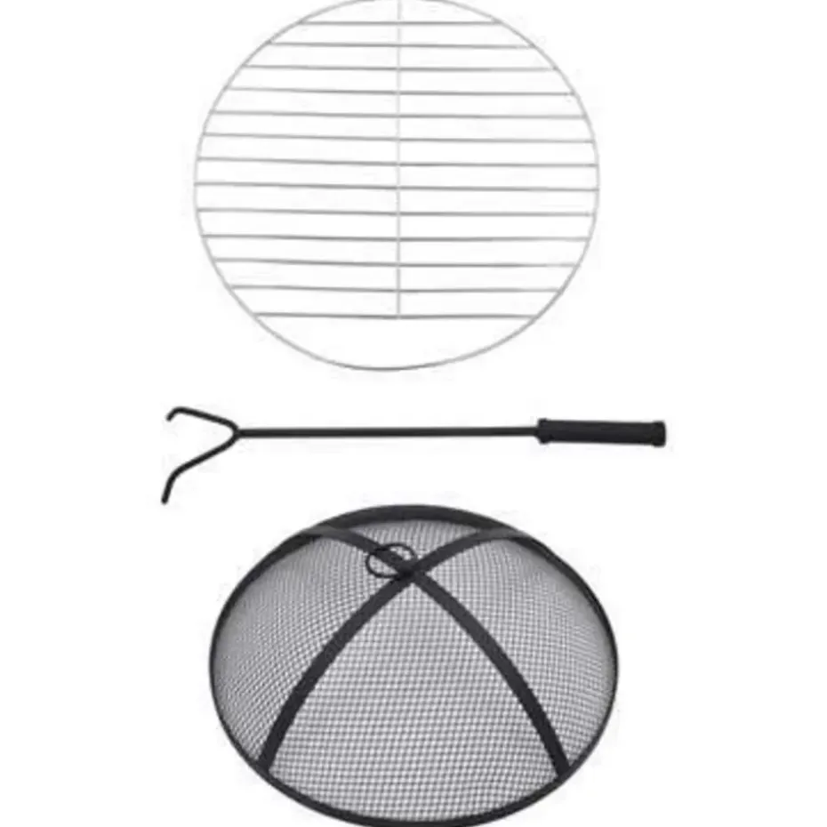 vidaXL - Vuurtafel - Bruin - Keramiek