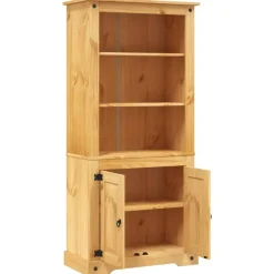 vidaXL - Wandkast - Bruin - Grenenhout