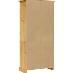 vidaXL - Wandkast - Bruin - Grenenhout