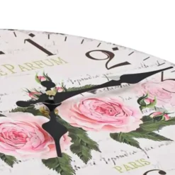 vidaXL - Wandklok - Multikleur - MDF - 30 cm