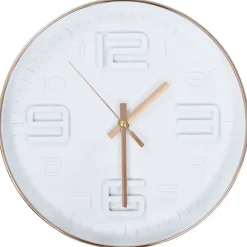 vidaXL - Wandklok - Wit - Polypropyleen