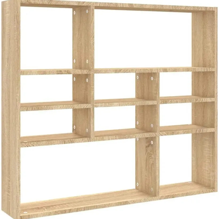 vidaXL - Wandmeubel - Bruin - Bewerkt hout