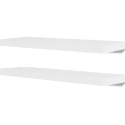 vidaXL - Wandmeubel - Wit - MDF - 80 cm - 2 stuks