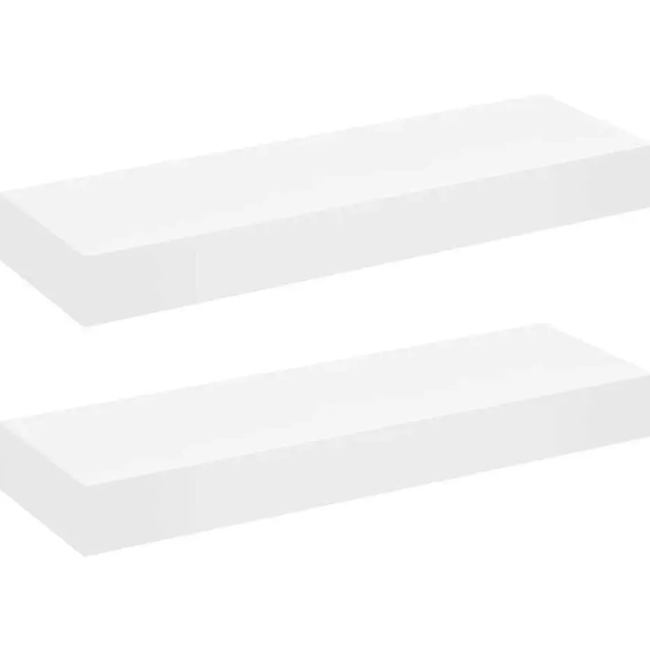 vidaXL - Wandplank - Wit - MDF