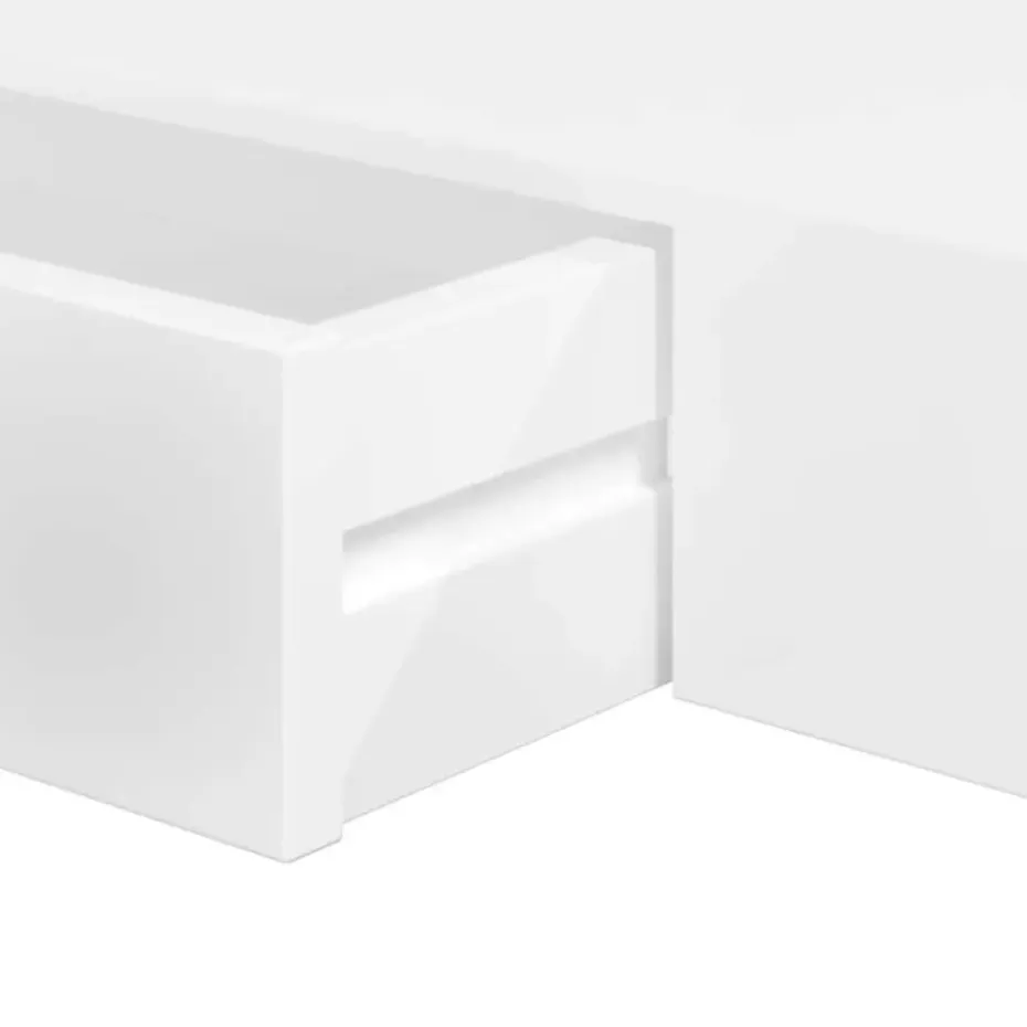 vidaXL - Wandplank - Wit - MDF