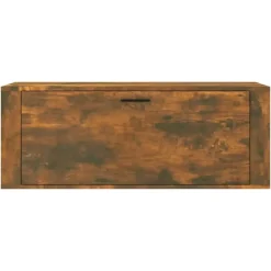 vidaXL - Wandschoenenkast - Bruin - Bewerkt hout