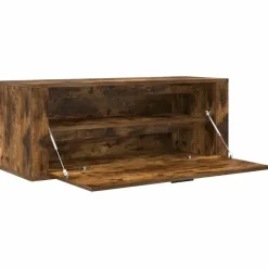 vidaXL - Wandschoenenkast - Bruin - Bewerkt hout