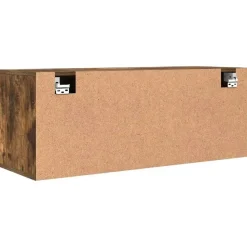 vidaXL - Wandschoenenkast - Bruin - Bewerkt hout