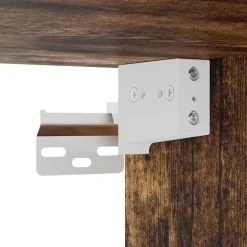 vidaXL - Wandschoenenkast - Bruin - Bewerkt hout