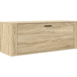 vidaXL - Wandschoenenkast - Bruin - Bewerkt hout