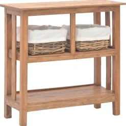 vidaXL - Wandtafel - Bruin - Hout