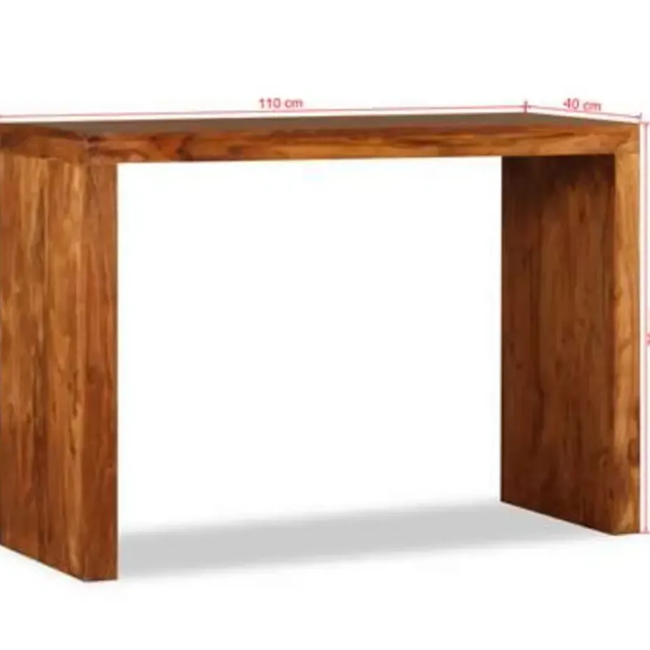vidaXL - Wandtafel - Bruin - Hout