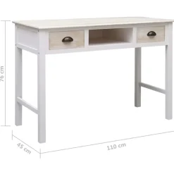 vidaXL - Wandtafel - Bruin - Hout