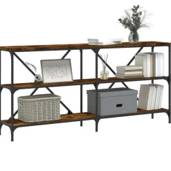 vidaXL - Wandtafel - Bruin - Bewerkt hout