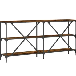 vidaXL - Wandtafel - Bruin - Bewerkt hout