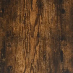 vidaXL - Wandtafel - Gerookt eiken - Bewerkt hout - 75x19.5x75 cm