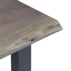 vidaXL - Wandtafel - Grijs - Hout