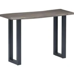 vidaXL - Wandtafel - Grijs - Hout