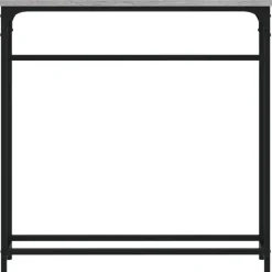 vidaXL - Wandtafel - Grijs sonoma eiken - Bewerkt hout - 75x19.5x75 cm