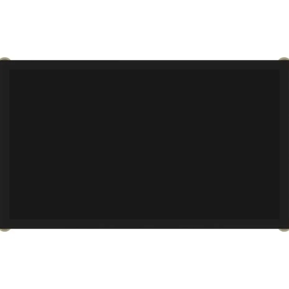 vidaXL - Wandtafel - Zwart - Glas - 60 x 35 x 75 cm