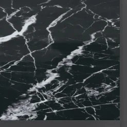 vidaXL - Wandtafel - Zwart - Glas