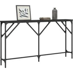 vidaXL - Wandtafel - Zwart - Bewerkt hout