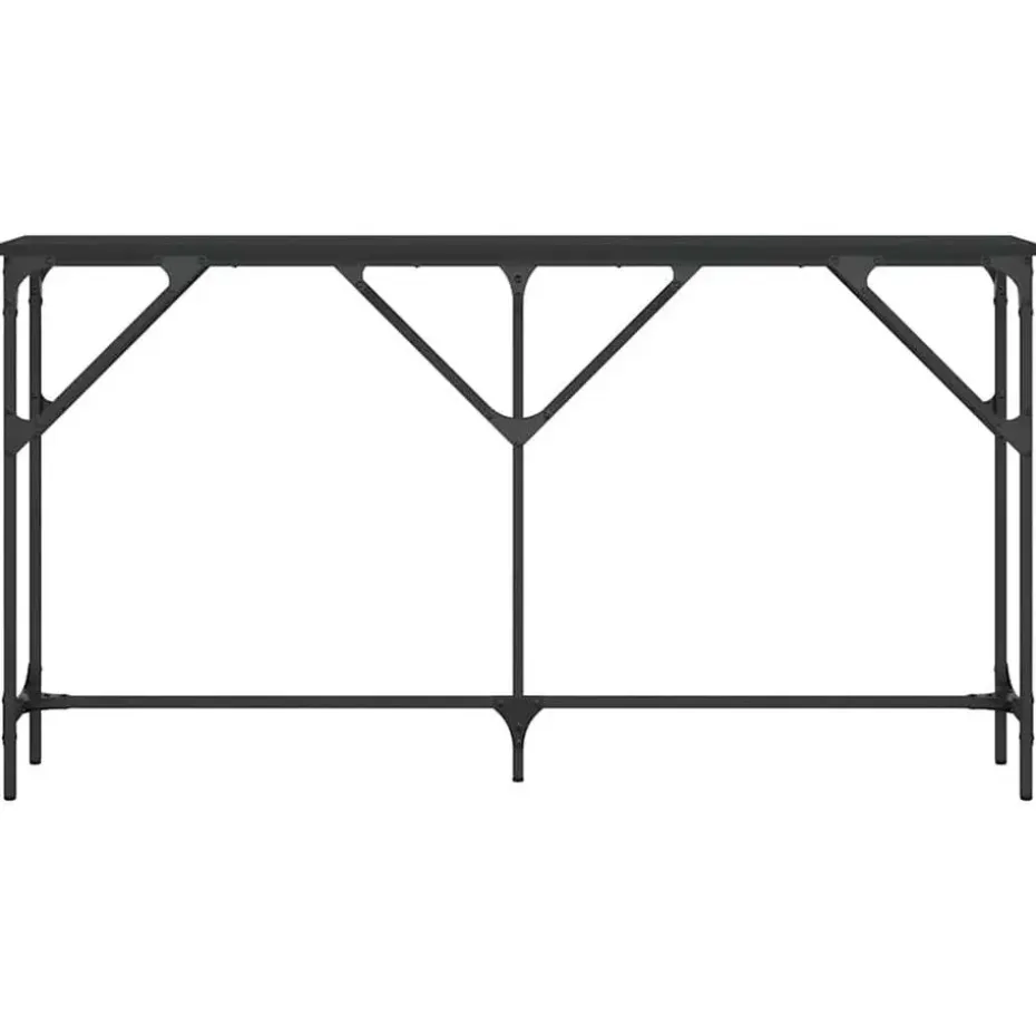 vidaXL - Wandtafel - Zwart - Bewerkt hout