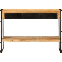 vidaXL - Wandtafel - Zwart - Hout