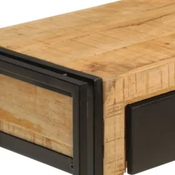 vidaXL - Wandtafel - Zwart - Hout
